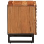 Mesita de noche de madera maciza de acacia 40x34x46 cm de , Mesitas de noche - Ref: Foro24-377428, Precio: 70,43 €, Descuento: %