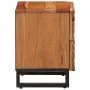 Mesita de noche de madera maciza de acacia 40x34x46 cm de , Mesitas de noche - Ref: Foro24-377428, Precio: 57,25 €, Descuento: %