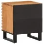 Mesita de noche de madera maciza de acacia 40x34x46 cm de , Mesitas de noche - Ref: Foro24-377428, Precio: 57,25 €, Descuento: %