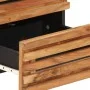 Mesita de noche de madera maciza de acacia 40x34x46 cm de , Mesitas de noche - Ref: Foro24-377428, Precio: 57,25 €, Descuento: %