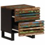 Mesitas de noche 2 uds de madera maciza reciclada 40x34x46 cm by , Nightstands - Ref: Foro24-377435, Price: 105,19 €, Discoun...