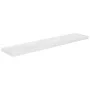Floating wall shelf 2 pcs glossy white MDF 120x23.5x3.8 cm by vidaXL, Shelves and shelves - Ref: Foro24-323758, Price: 53,20 ...