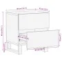Mesitas de noche 2 uds de madera maciza reciclada 40x34x46 cm de , Mesitas de noche - Ref: Foro24-377435, Precio: 104,25 €, D...
