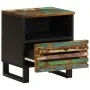 Mesitas de noche 2 uds de madera maciza reciclada 40x34x46 cm de , Mesitas de noche - Ref: Foro24-377475, Precio: 79,36 €, De...