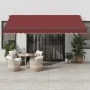 Toldo retráctil manual color burdeos 450x350 cm by , Awnings - Ref: Foro24-3215002, Price: 388,51 €, Discount: %