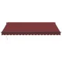 Toldo retráctil manual color burdeos 450x350 cm by , Awnings - Ref: Foro24-3215002, Price: 388,51 €, Discount: %