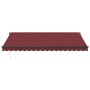 Toldo retráctil manual color burdeos 450x350 cm by , Awnings - Ref: Foro24-3215002, Price: 456,06 €, Discount: %