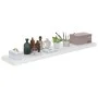 Floating wall shelf 2 pcs glossy white MDF 120x23.5x3.8 cm by vidaXL, Shelves and shelves - Ref: Foro24-323758, Price: 53,20 ...