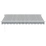 Toldo retráctil manual gris antracita y blanco 350x250 cm von , Markisen - Ref: Foro24-3216036, Preis: 377,14 €, Rabatt: %
