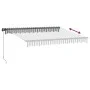 Toldo retráctil manual con LED antracita y blanco 300x250 cm von , Markisen - Ref: Foro24-3216146, Preis: 285,16 €, Rabatt: %