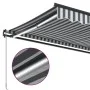 Toldo retráctil manual con LED antracita y blanco 300x250 cm von , Markisen - Ref: Foro24-3216146, Preis: 285,16 €, Rabatt: %
