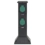Columna de 4 enchufes de exterior negro y verde 16x16x39,5 cm de , Enchufes de pared - Ref: Foro24-4010098, Precio: 54,44 €, ...