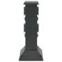 Columna de 4 enchufes de exterior negro y verde 16x16x39,5 cm de , Enchufes de pared - Ref: Foro24-4010098, Precio: 54,44 €, ...