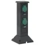 Columna de 4 enchufes de exterior negro y verde 16x16x39,5 cm von , Steckdosen - Ref: Foro24-4010098, Preis: 46,11 €, Rabatt: %
