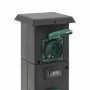 Columna de 4 enchufes de exterior negro y verde 16x16x39,5 cm de , Enchufes de pared - Ref: Foro24-4010098, Precio: 54,44 €, ...