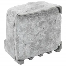 Enchufe de exterior con estaca y sensor de luz look piedra gris de , Enchufes de pared - Ref: Foro24-4010102, Precio: 55,76 €...