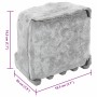 Enchufe de exterior con estaca y sensor de luz look piedra gris by , wall sockets - Ref: Foro24-4010102, Price: 64,34 €, Disc...
