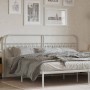 Weißes Metallkopfteil 200 cm von , Kopf- und Fußteile - Ref: Foro24-376687, Preis: 52,73 €, Rabatt: %