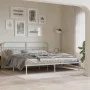 Cabecero de metal blanco 200 cm de , Cabeceros y pies de cama - Ref: Foro24-376687, Precio: 52,04 €, Descuento: %