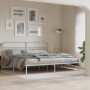 Weißes Metallkopfteil 200 cm von , Kopf- und Fußteile - Ref: Foro24-376687, Preis: 52,73 €, Rabatt: %
