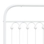 Weißes Metallkopfteil 200 cm von , Kopf- und Fußteile - Ref: Foro24-376687, Preis: 52,73 €, Rabatt: %