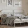 Cabecero de metal blanco 180 cm de , Cabeceros y pies de cama - Ref: Foro24-376685, Precio: 51,10 €, Descuento: %