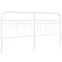 Cabecero de metal blanco 180 cm de , Cabeceros y pies de cama - Ref: Foro24-376685, Precio: 51,10 €, Descuento: %