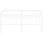 Cabecero de metal blanco 180 cm de , Cabeceros y pies de cama - Ref: Foro24-376685, Precio: 51,10 €, Descuento: %