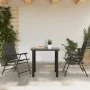 Faltbare Gartenstühle, 2 Stück, Stahl und Textilene, Melange-Grau. von , Gartenstühle - Ref: Foro24-360197, Preis: 99,21 €, R...