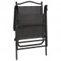 Sillas de jardín plegables 2 uds acero y textileno gris melange by , Garden chairs - Ref: Foro24-360197, Price: 95,80 €, Disc...