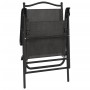 Sillas de jardín plegables 2 uds acero y textileno gris melange by , Garden chairs - Ref: Foro24-360197, Price: 93,96 €, Disc...