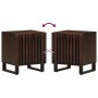 Mesitas de noche 2 uds madera maciza de mango 40x34x46 cm by , Nightstands - Ref: Foro24-377421, Price: 125,54 €, Discount: %