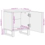 Mesitas de noche 2 uds madera maciza de mango 40x34x46 cm by , Nightstands - Ref: Foro24-377421, Price: 125,54 €, Discount: %