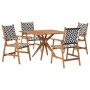 5-teiliges Massivholz-Gartenspeiseset aus Akazienholz von , Gartensets - Ref: Foro24-3283576, Preis: 404,19 €, Rabatt: %