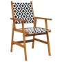 Juego de comedor de jardín 5 piezas madera maciza de acacia by , Garden sets - Ref: Foro24-3283576, Price: 404,19 €, Discount: %