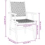 Juego de comedor de jardín 5 piezas madera maciza de acacia by , Garden sets - Ref: Foro24-3283576, Price: 404,19 €, Discount: %