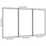Pizarra magnética plegable aluminio 180x100x1,7 cm by , Exhibition panels - Ref: Foro24-4005363, Price: 78,57 €, Discount: %