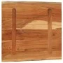 Quadratischer Tisch aus Akazienholz mit natürlicher Kante, 40x40x3,8 cm. von , Tischplatten - Ref: Foro24-370630, Preis: 38,0...