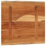 Quadratischer Tisch aus Akazienholz mit natürlicher Kante, 40x40x3,8 cm. von , Tischplatten - Ref: Foro24-370630, Preis: 38,8...