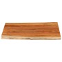 Tablero de mesa rectangular borde natural acacia 90x80x3,8 cm by , Table tops - Ref: Foro24-370651, Price: 131,03 €, Discount: %