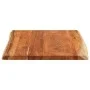 Tablero de mesa rectangular borde natural acacia 90x80x3,8 cm by , Table tops - Ref: Foro24-370651, Price: 119,44 €, Discount: %
