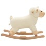 Ovejita balancín de peluche blanco 78x34x58 cm de , Juguetes para mecerse y balancearse - Ref: Foro24-80220, Precio: 100,68 €...