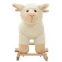 Ovejita balancín de peluche blanco 78x34x58 cm de , Juguetes para mecerse y balancearse - Ref: Foro24-80220, Precio: 95,12 €,...