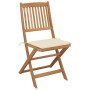 Faltbare Gartenstühle 4 Stück und Kissen Massivholz Akazie von , Gartenstühle - Ref: Foro24-3064673, Preis: 212,23 €, Rabatt: %