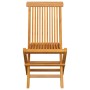 Garden chairs 6 units with royal blue cushions teak wood by , Garden chairs - Ref: Foro24-3065600, Price: 387,74 €, Discount: %