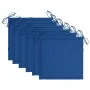 Garden chairs 6 units with royal blue cushions teak wood by , Garden chairs - Ref: Foro24-3065600, Price: 382,65 €, Discount: %