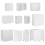 Juego de muebles de cocina 11 piezas madera ingeniería blanco de , Armarios de cocina - Ref: Foro24-3067664, Precio: 762,92 €...