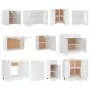 11-teiliges Küchenmöbelset aus weißem Ingenieurholz von , Küchenschränke - Ref: Foro24-3067664, Preis: 762,92 €, Rabatt: %