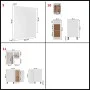 11-teiliges Küchenmöbelset aus weißem Ingenieurholz von , Küchenschränke - Ref: Foro24-3067664, Preis: 762,92 €, Rabatt: %