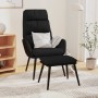 Relax armchair with fabric and black synthetic leather footstool by , Armchairs - Ref: Foro24-3097511, Price: 130,15 €, Disco...